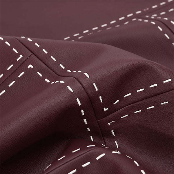 double-sided-texture-and-color-matching-leather-burgundy-45x45