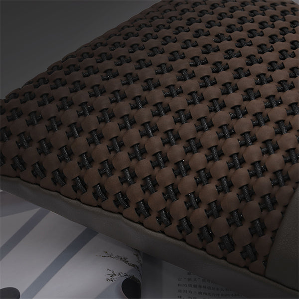 uranus-series-chocolate-leather-hand-knitting-patchwork-30x50